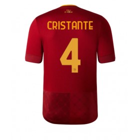 Herren Fußballbekleidung AS Roma Bryan Cristante #4 Heimtrikot 2022-23 Kurzarm